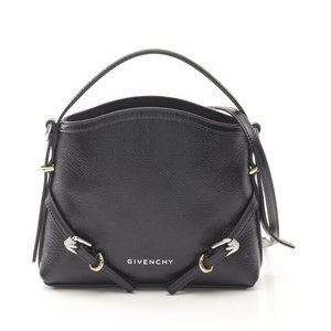 Givenchy Voilleux Handbag Leather Black
